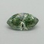 0.34 Ct. Fancy Vivid Green Marquise Lab Grown Diamond