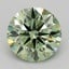 1.06 Ct. Fancy Green Round Lab Grown Diamond