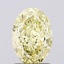 1.66 Ct. Fancy Intense Yellow Oval Lab Grown Diamond