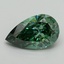 3.01 Ct. Fancy Vivid Green Pear Lab Grown Diamond