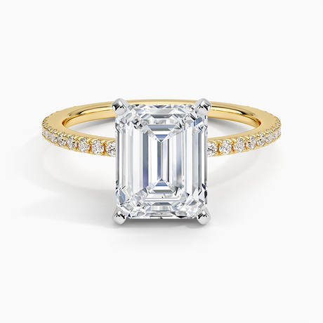 18K Yellow Gold Ballad Three-Quarter Coverage Diamond Ring (1/4 ct. tw.)