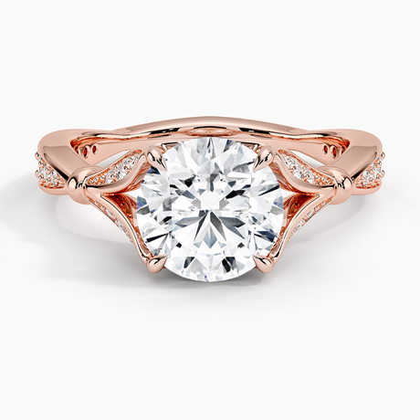 14K Rose Gold Zinnia Diamond Ring (1/3 ct. tw.)