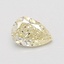 0.57 Ct. Light Yellow Pear Lab Grown Diamond