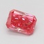 0.77 Ct. Fancy Vivid Pink Radiant Lab Grown Diamond