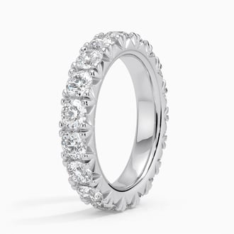 French Pavé Eternity Diamond Ring (3 ct. tw.)