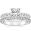 Platinum Petite Olympia Diamond Ring with Sienna Eternity Diamond Ring (7/8 ct. tw.)