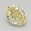 1.31 Ct. Fancy Intense Yellow Oval Lab Grown Diamond