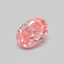 0.35 Ct. Fancy Vivid Pink Oval Lab Grown Diamond