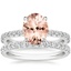 PT Morganite Amelie Diamond Bridal Set, smalltop view