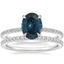 18K White Gold Demi Diamond Ring with Luxe Ballad Diamond Ring