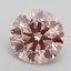 2.63 Ct. Fancy Intense Pink Round Lab Grown Diamond