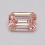 1.14 Ct. Fancy Intense Pink Emerald Lab Grown Diamond