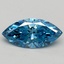 1.40 Ct. Fancy Vivid Blue Marquise Lab Grown Diamond