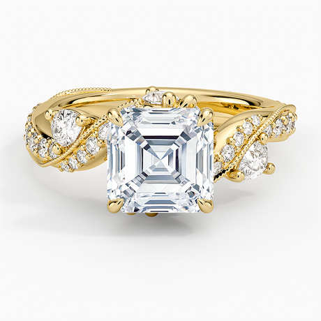 Grand Camellia Diamond Ring