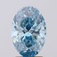 1.67 Ct. Fancy Vivid Blue Oval Lab Grown Diamond