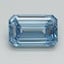 1.52 Ct. Fancy Vivid Malibu Blue Emerald Lab Grown Diamond
