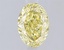 1.09 Ct. Fancy Vivid Yellow Yellow Oval Lab Grown Diamond