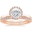 14KR Moissanite Vienna Diamond Bridal Set (1/2 ct. tw.), smalltop view