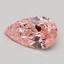 0.50 Ct. Fancy Intense Pink Pear Lab Grown Diamond