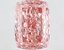 12.03 Ct. Fancy Vivid Pink Cushion Lab Grown Diamond