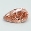 11.13 Ct. Fancy Vivid Pink Pear Lab Grown Diamond