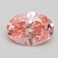 1.80 Ct. Fancy Vivid Pink Oval Lab Grown Diamond