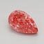 1.02 Ct. Fancy Vivid Pink Pear Lab Grown Diamond