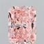 2.68 Ct. Fancy Vivid Pink Radiant Lab Grown Diamond