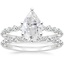 18KW Moissanite Marseille Diamond Bridal Set (1/2 ct. tw.), smalltop view