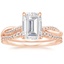 14KR Moissanite Petite Twisted Vine Contoured Diamond Bridal Set (1/3 ct. tw.), smalltop view