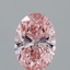 3.19 Ct. Fancy Vivid Pink Oval Lab Grown Diamond