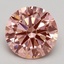 3.01 Ct. Fancy Intense Pink Round Lab Grown Diamond