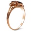The Sable Ring, smalltop view on a hand