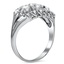 The Nessa Ring, smalltop view on a hand