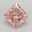 3.08 Ct. Fancy Vivid  Pink Princess Lab Grown Diamond