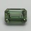 1.54 Ct. Fancy Vivid Green Emerald Lab Grown Diamond