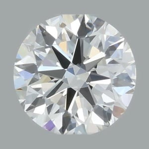 Round diamond — real photo