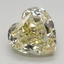 2.68 Ct. Fancy Light Yellow Heart Lab Grown Diamond