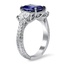Emerald Cut Sapphire Three Stone Ring, smallview