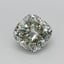 0.47 Ct. Fancy Light Green Cushion Lab Grown Diamond