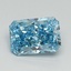 2.70 Ct. Fancy Vivid Blue Radiant Lab Grown Diamond