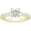 18K Yellow Gold Anthology Half-Coverage Diamond Ring (1/2 ct. tw.), smalltop view