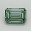 1.51 Ct. Fancy Vivid Green Emerald Lab Grown Diamond