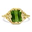 Art Nouveau Tourmaline Cocktail Ring
