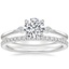 Platinum Cometa Diamond Ring with Luxe Ballad Diamond Ring (1/4 ct. tw.)