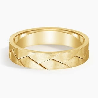 Woven Men's Wedding Ring