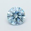 1.58 Ct. Fancy Intense  Blue Round Lab Grown Diamond