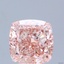 4.1 Ct. Fancy Intense Pink Cushion Lab Grown Diamond
