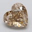 1.89 Ct. Light  Brown Heart Lab Grown Diamond