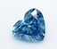 1.04 Ct. Fancy Vivid  Blue Heart Lab Grown Diamond